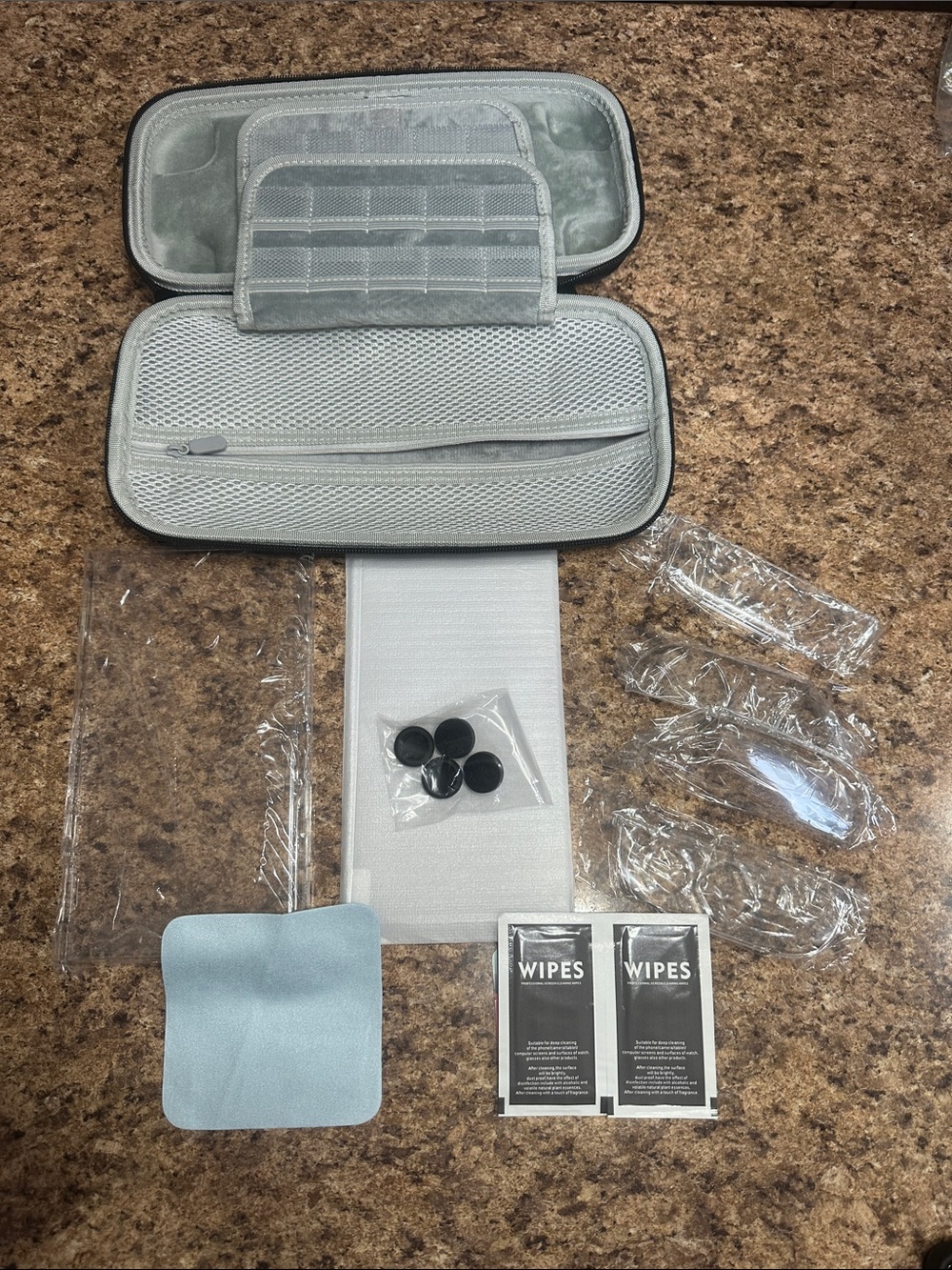 NEW 2025 Nintendo Switch 2 Accessories Black Case Screen Protector - Picture 6 of 7